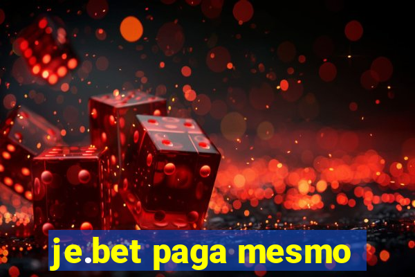 je.bet paga mesmo